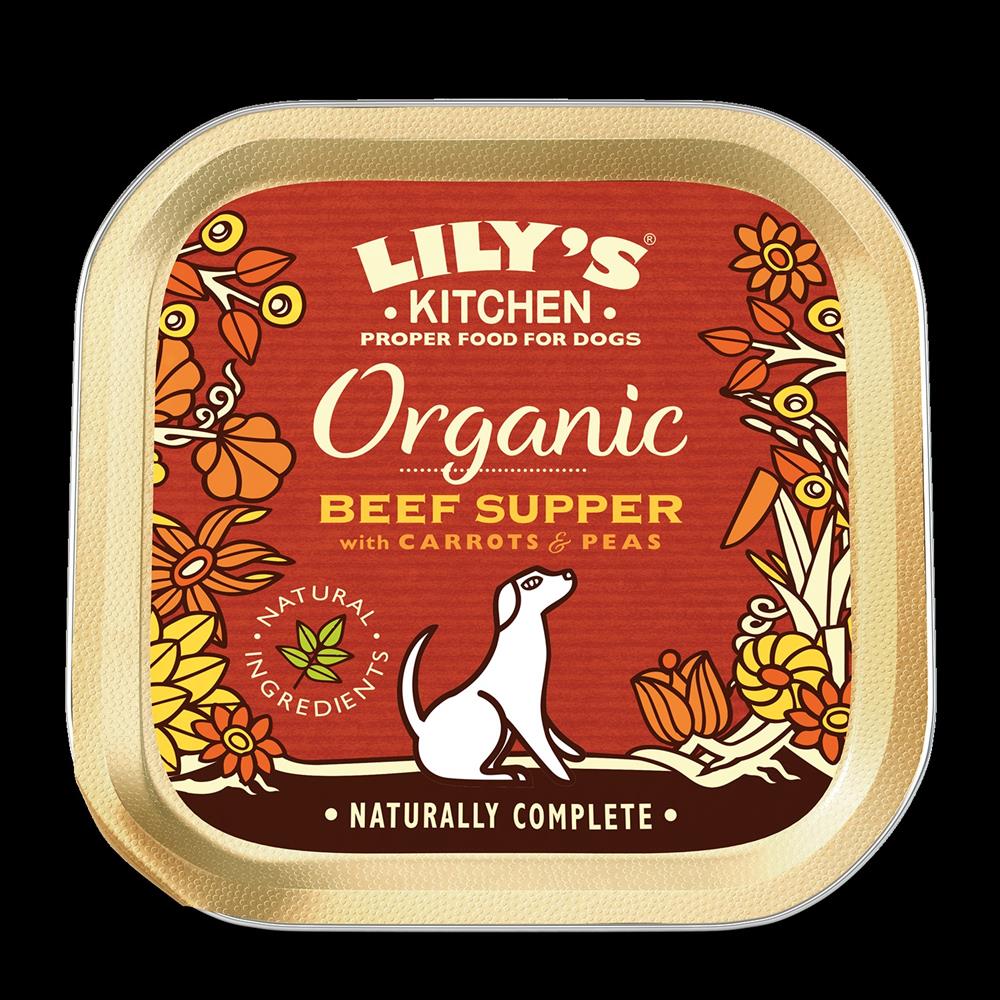 Organic Beef Supper for Dogs 150g, Lilys Kitchen