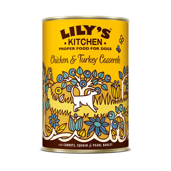 Chicken and Turkey Casserole 400g, Lilys Kitchen