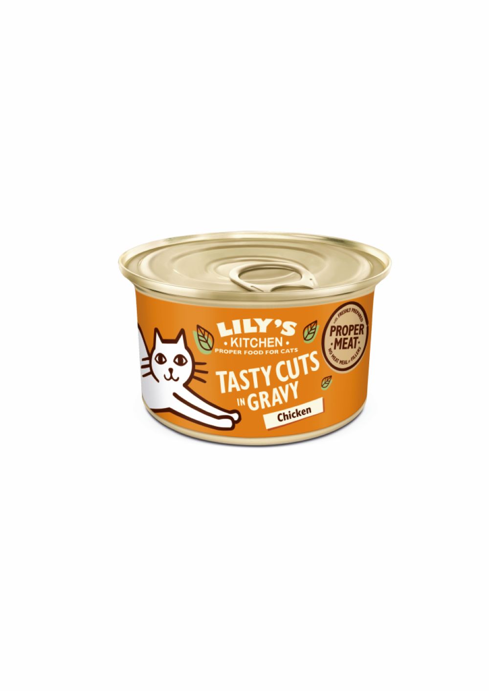 Tasty Cuts Chicken Cat Complete Wet Food 85g, Lilys Kitchen