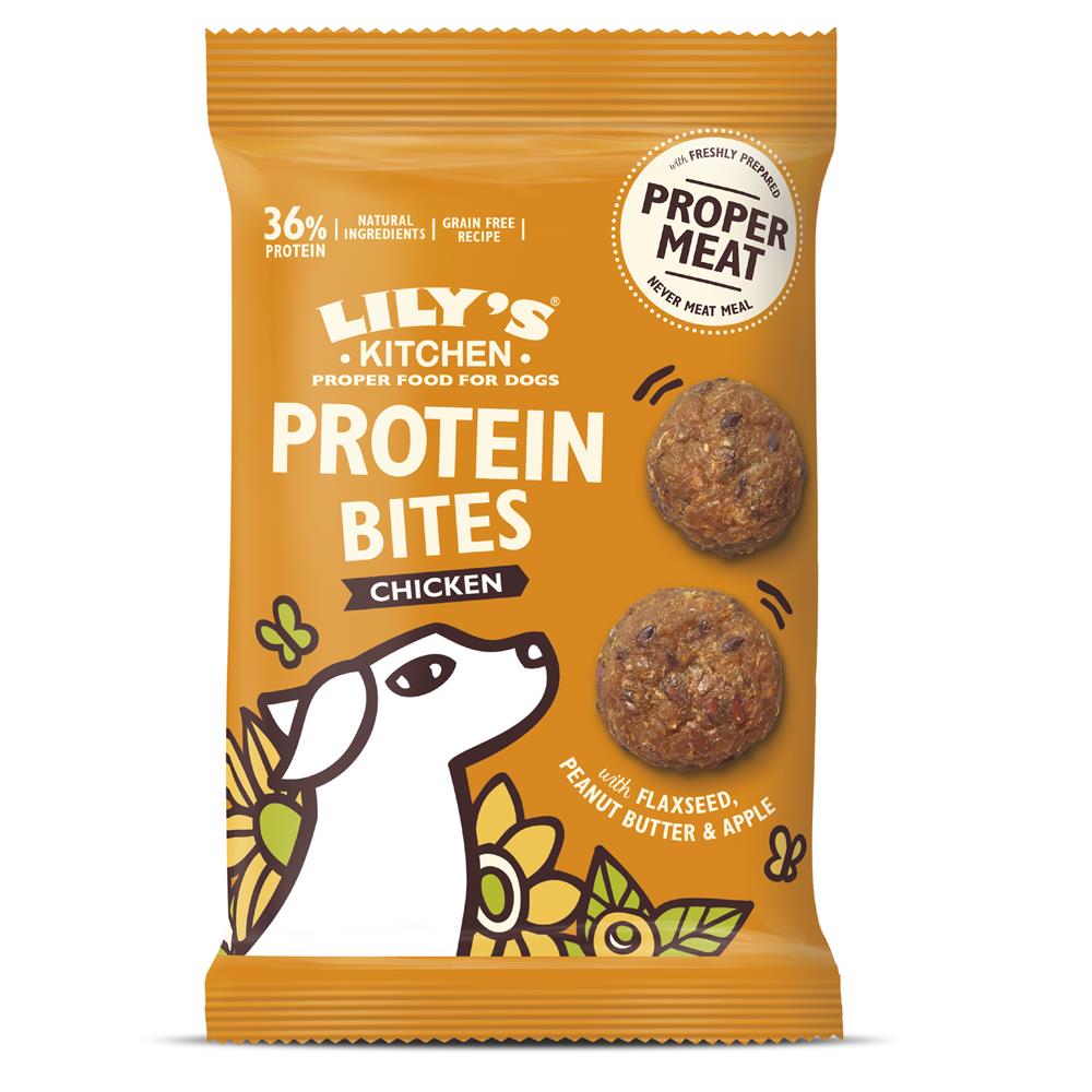 Chicken Protein Bites for Dogs 40g, Lilys Kitchen