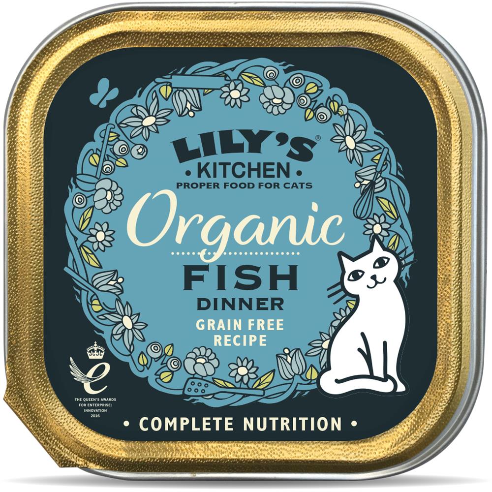 Lily's Kitchen Organic Fish Dinner for Cats 85g, Lilys Kitchen