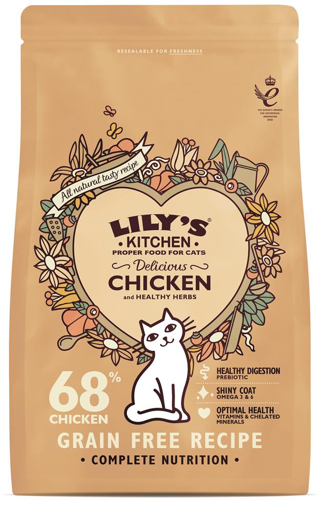 Lily's Kitchen Delicious Chicken Dry Food for Cats 800g, Lilys Kitchen