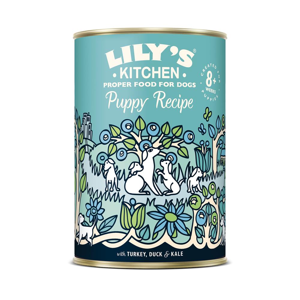 Puppy Recipe Turkey & Duck - Grain Free 400g, Lilys Kitchen