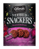 Seeded Snackers with Roasted Beetroot 140g, Olinas Bakehouse