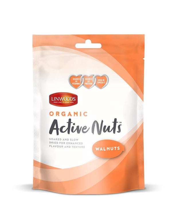 Active Organic Walnuts 70g, Linwoods