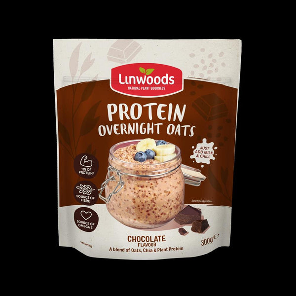 Linwoods Overnight Oats Chocolate Protein 300g, Linwoods