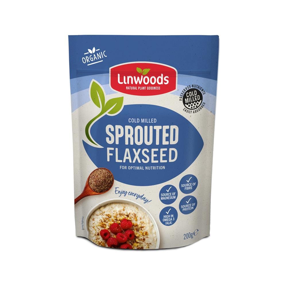 Linwoods Cold Milled Sprouted Flaxseed 200g, Linwoods