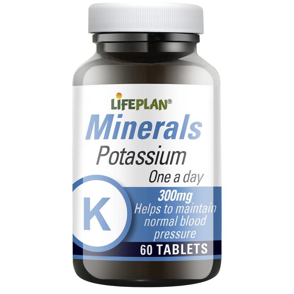 Potassium 300mg 60 tablets, Lifeplan