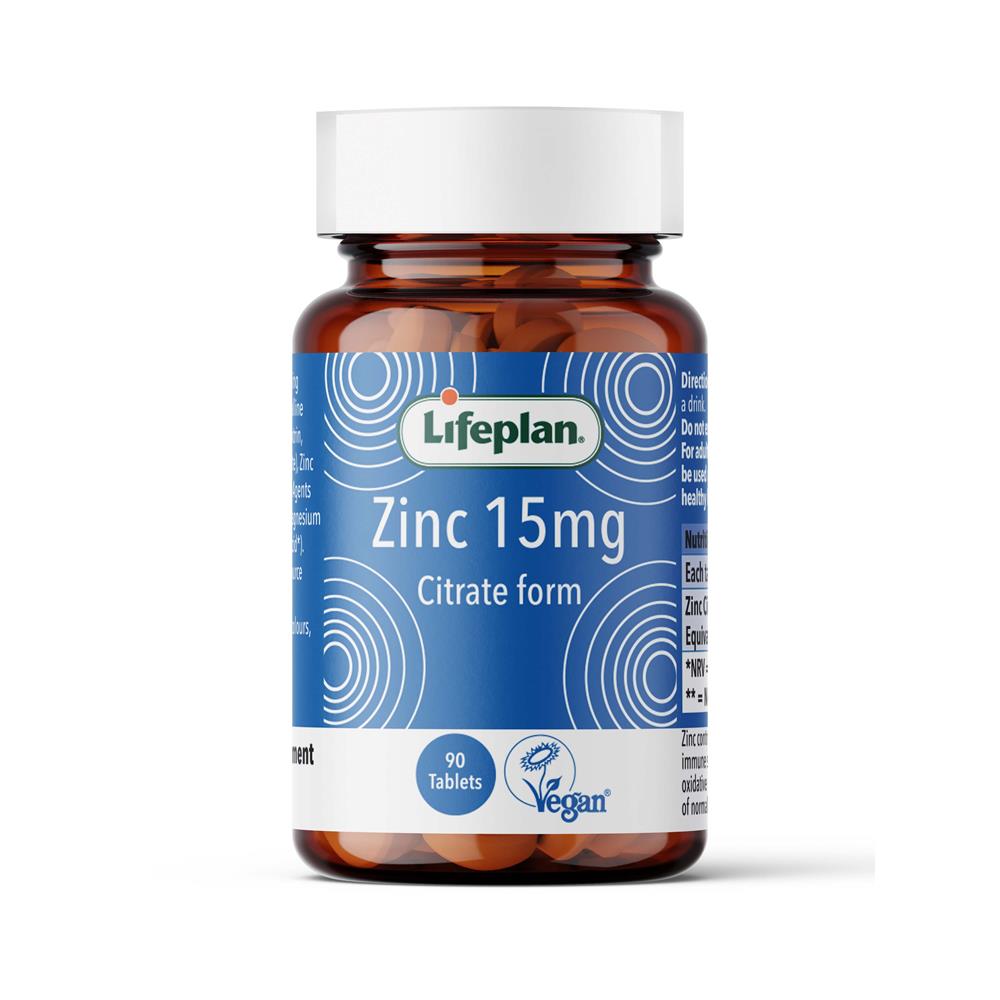 Zinc Citrate 90 tabs, Lifeplan