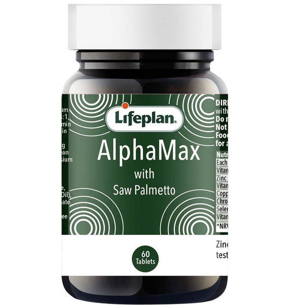 Alpha Max with Saw Palmetto 60 Tablets, Lifeplan