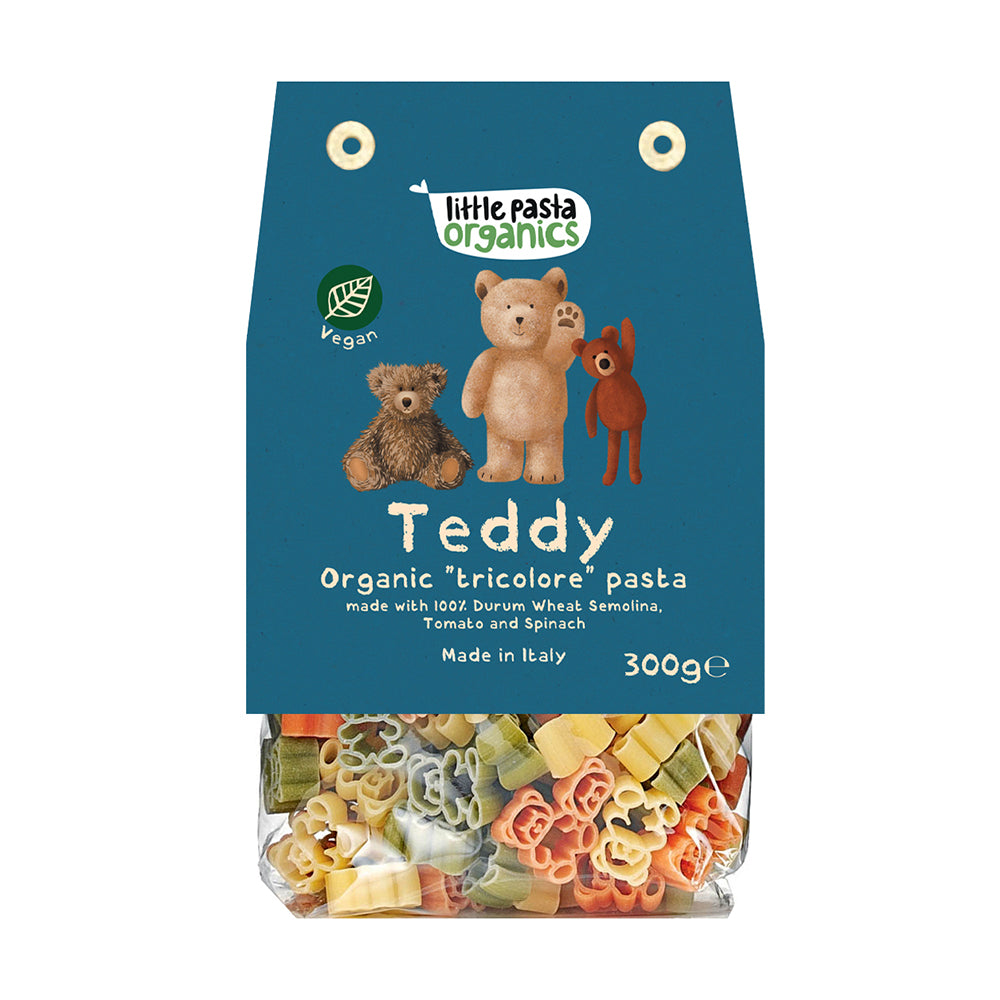 Little Pasta Organics Teddy Bear Shaped Pasta 300g, Little Pasta Organics