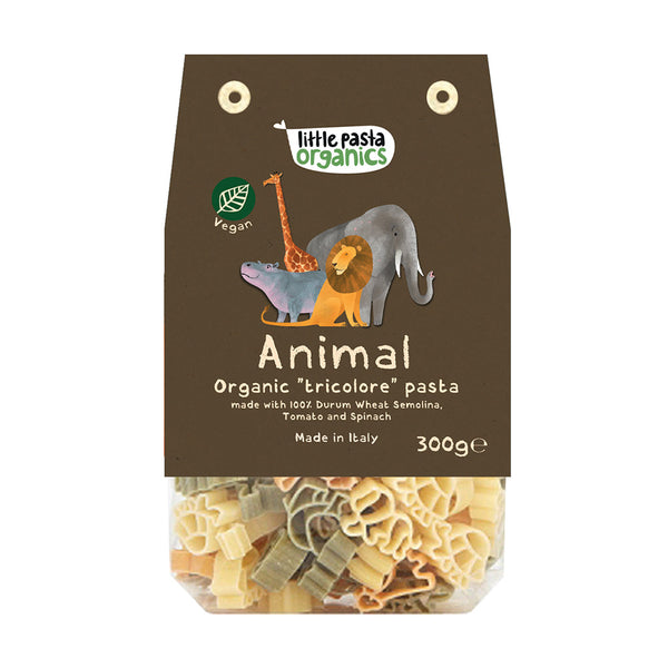 Animal Shaped Pasta 300g, Little Pasta Organics