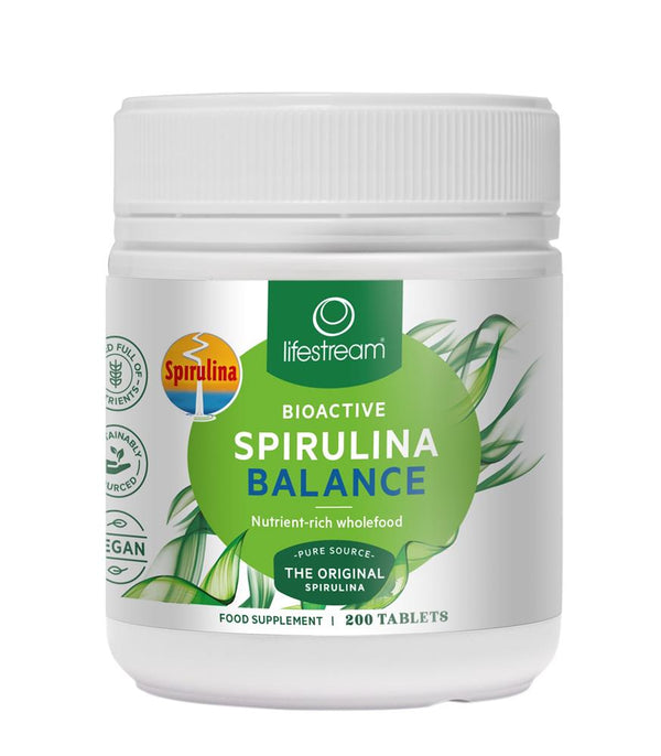 Spirulina Bioactive 200 Tablets, Lifestream