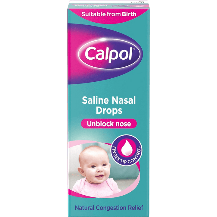 Calpol Saline Nasal Drops 10ml - welzo