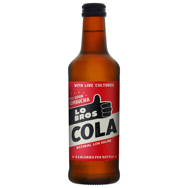 Lo Bros Kombucha Cola Low sugar 330ml, Lo Bros