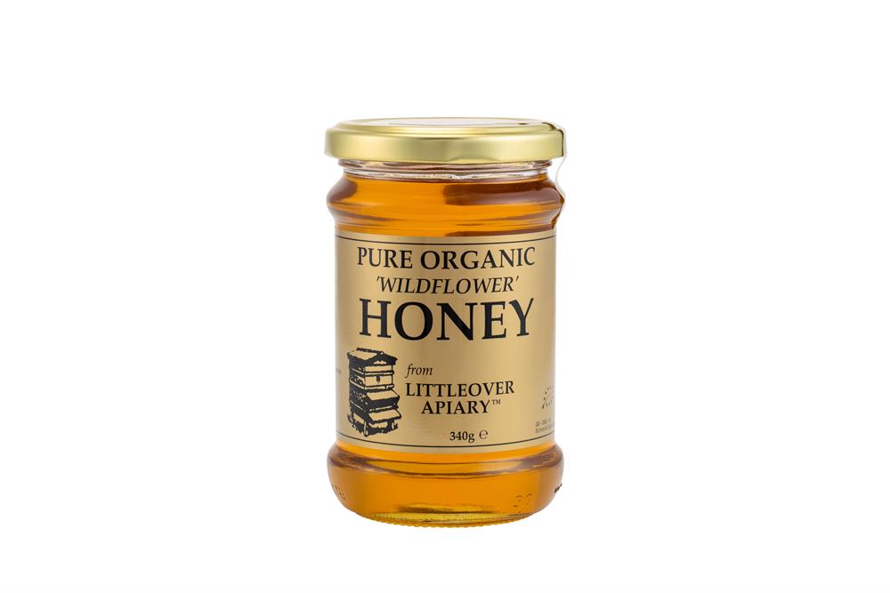 Organic Wildflower Clear Honey 340g, Littleover Apiaries