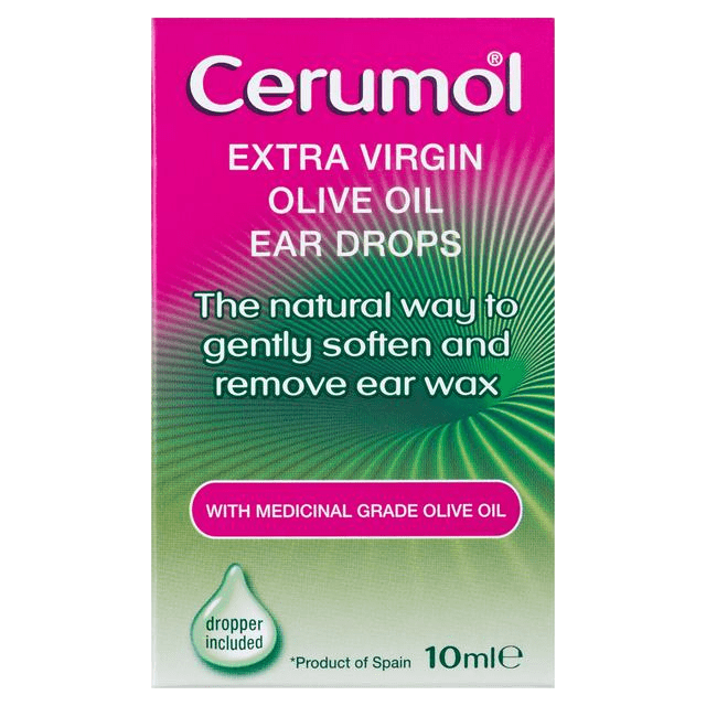 Cerumol Olive Oil Ear Drops 10ml - welzo