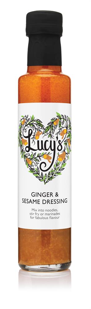 Ginger and Sesame Dressing 250ml, Lucys Dressings