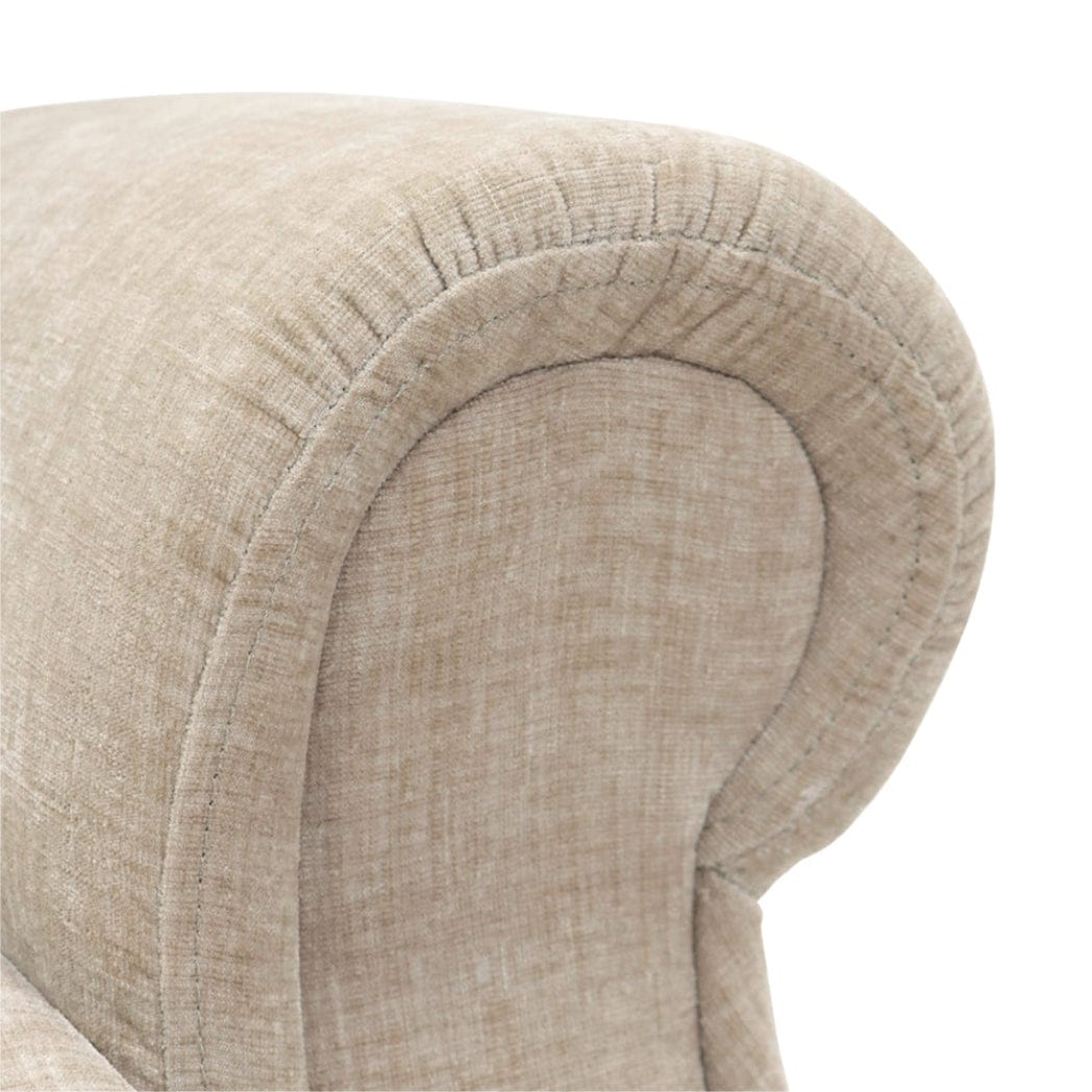 Langham Riser Recliner mit Wärme und Massage – Haferflocken-Chenille-Stoff – Bild 8