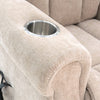 Langham Riser Recliner mit Wärme und Massage – Haferflocken-Chenille-Stoff – Bild 7