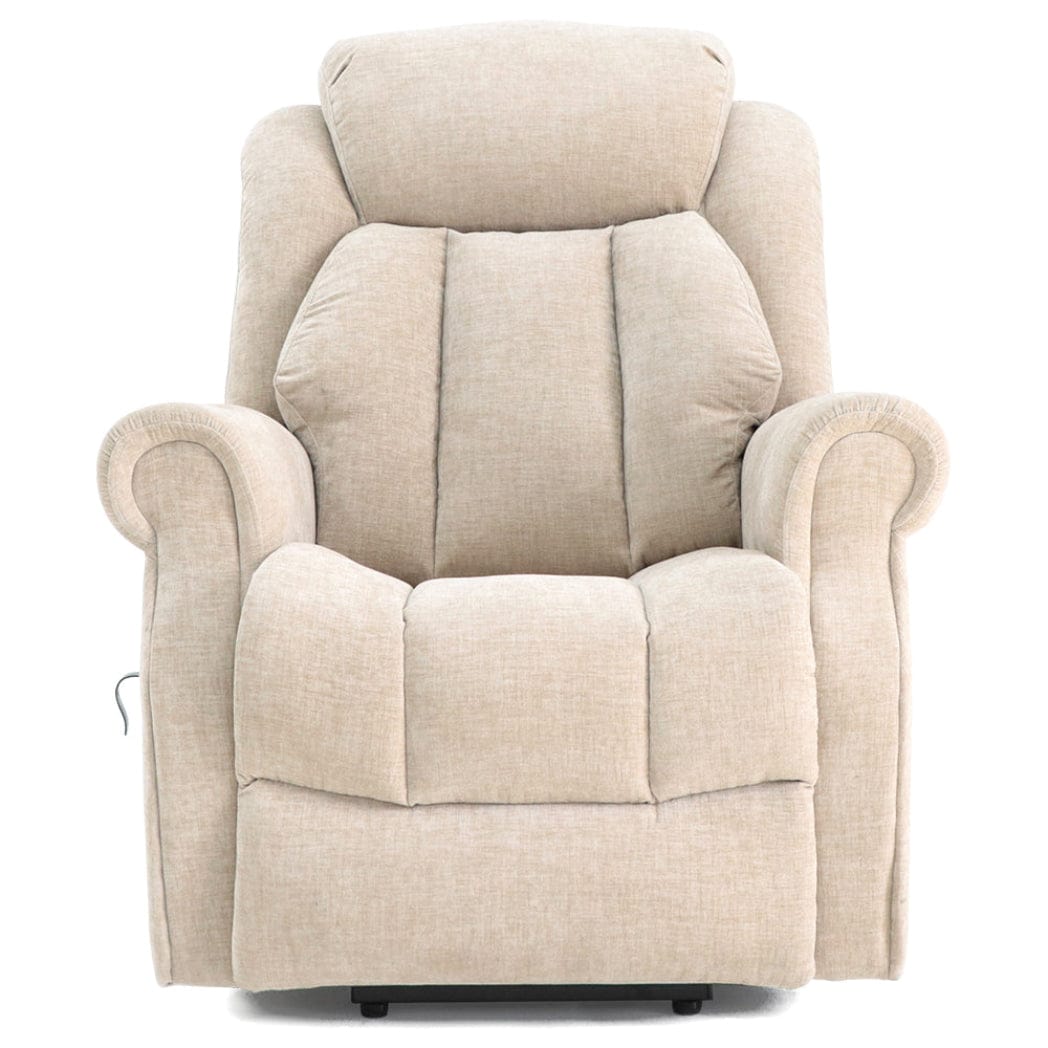 Langham Riser Recliner mit Wärme und Massage – Haferflocken-Chenille-Stoff – Bild 3