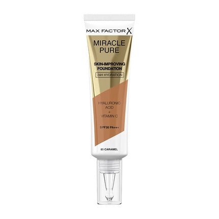 Max Factor Miracle Pure Skin Improving Foundation with SPF 30 30ml - Shade 85 Caramel