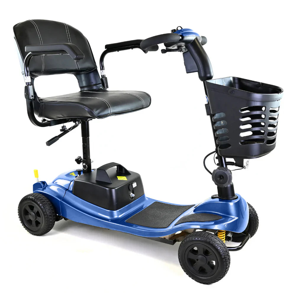 Vogue 4 mph Mobilité Scooter - Léger compact avec suspension, gamme de 10 milles et lumière LED