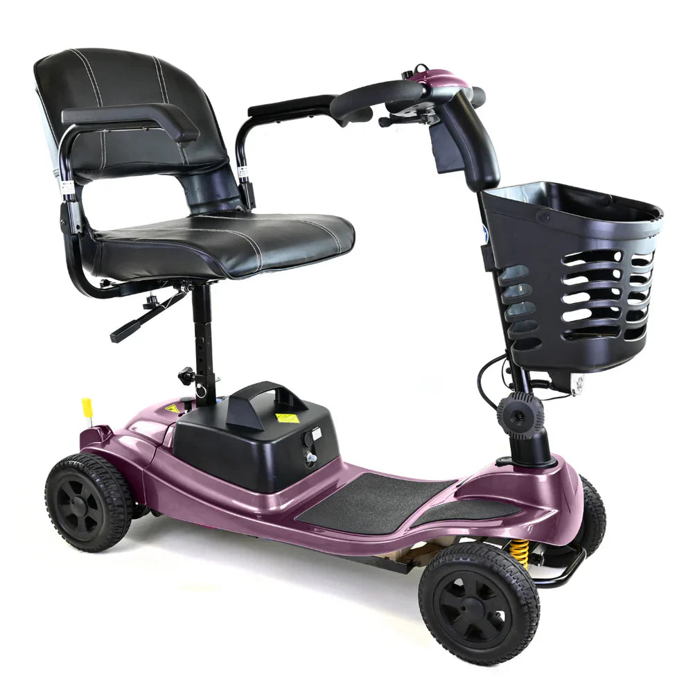 Vogue 4 mph Mobilité Scooter - Léger compact avec suspension, gamme de 10 milles et lumière LED