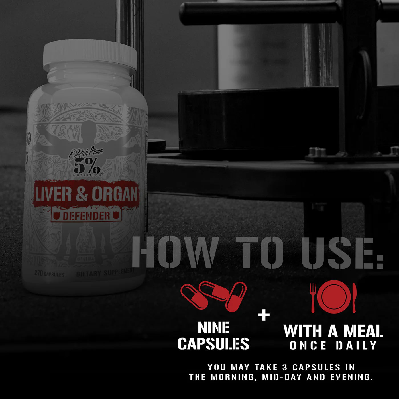 5% Nutrition Liver & Organ Defender - Legendary Series - 270 caps