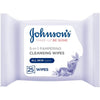 Johnsons make -up være væk Pampering Wipes Moonflower 25 tælling