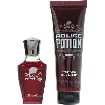 Police Potion For Her Gift Set Eau de Parfum 30ml Body Lotion 100ml