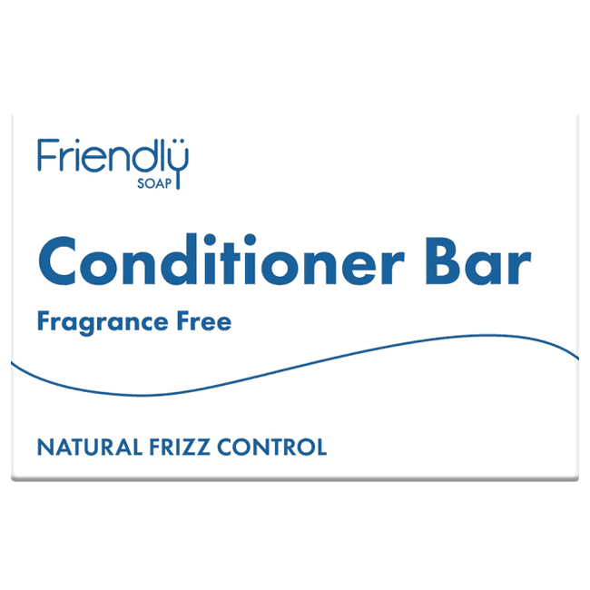 Friendly Soap Conditioner Bar Fragrance Free 90g - welzo