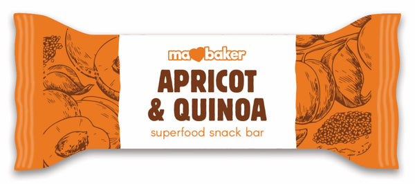 Superfood Snack Bar Apricot & Quinoa 45g, Ma Baker