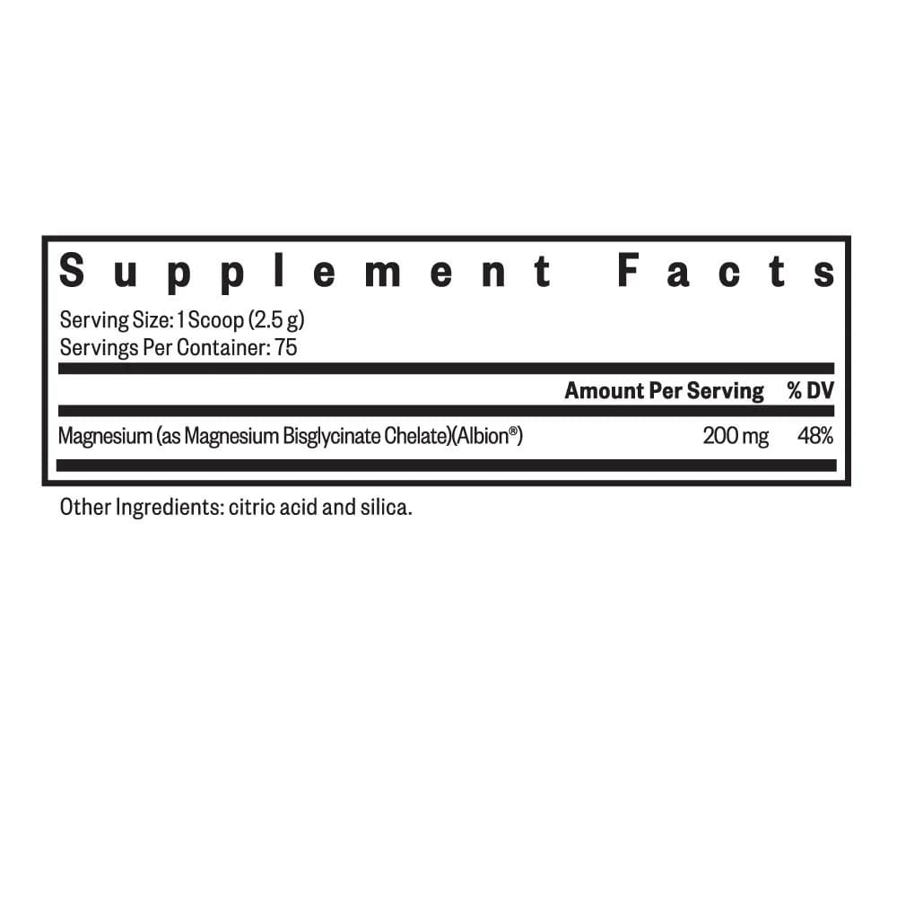 Magnésium Glycinate Powder, 187,5g - Seeking Health