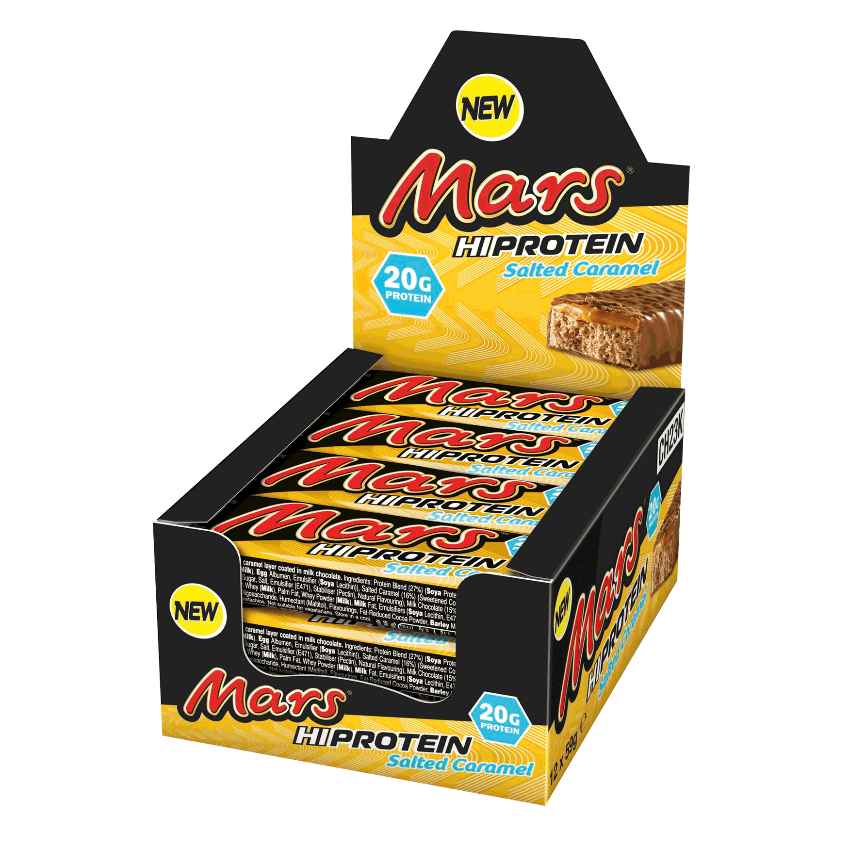 Mars Hi-Protein Bars 12x59g Salted Caramel