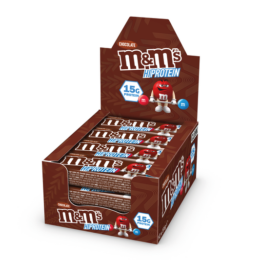 M&M Hi-Protein Bar 12x51g Chocolate