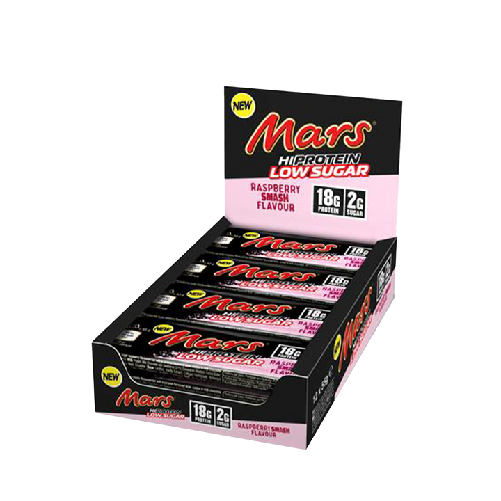 Mars Hi Protein Low Sugar 12x55g Raspberry Smash