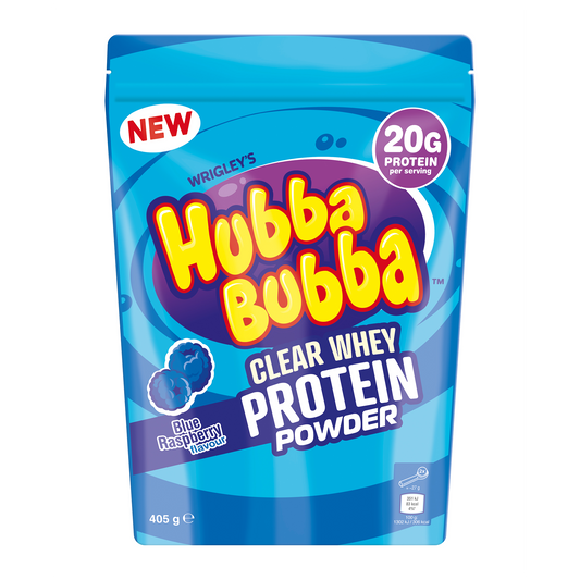 Hubba Bubba Clear Whey 405g Blue Raspberry