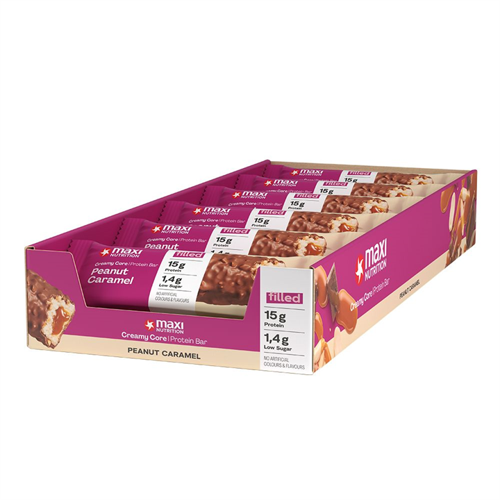 Maxi Nutrition Creamy Core Bar 12x45g Peanut Caramel