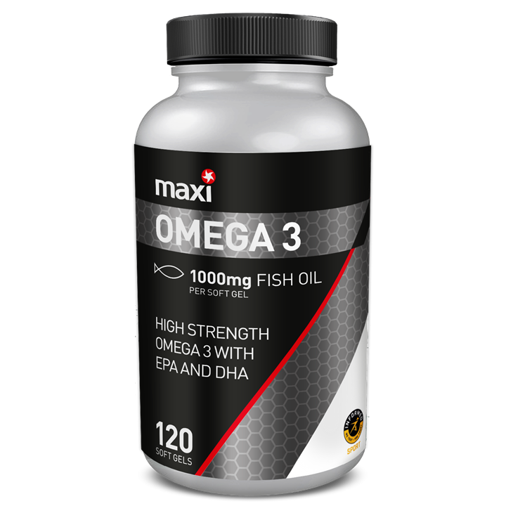 Maxi Nutrition Omega 3 Soft Gels 120 Caps