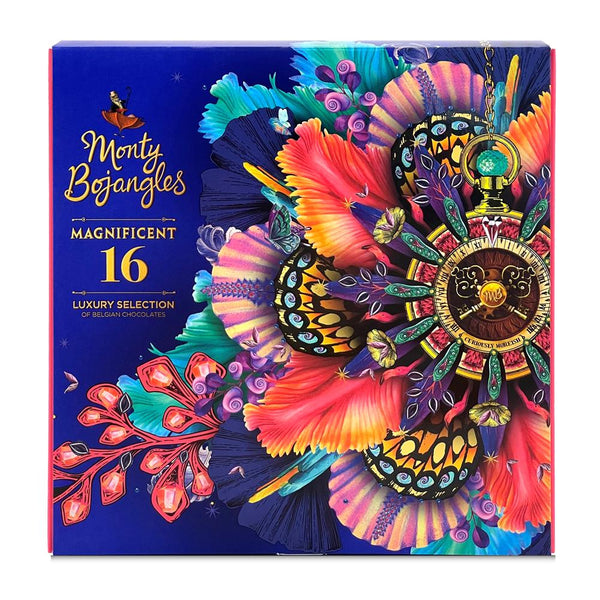 Magnificent 16 Luxury Belgian Chocolates 226g, Monty Bojangles