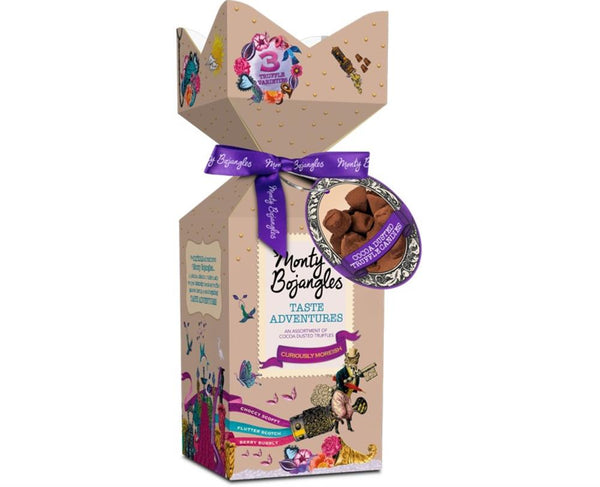 Cocoa Dusted Truffles Selection Tip Top Gift Box 130g, Monty Bojangles