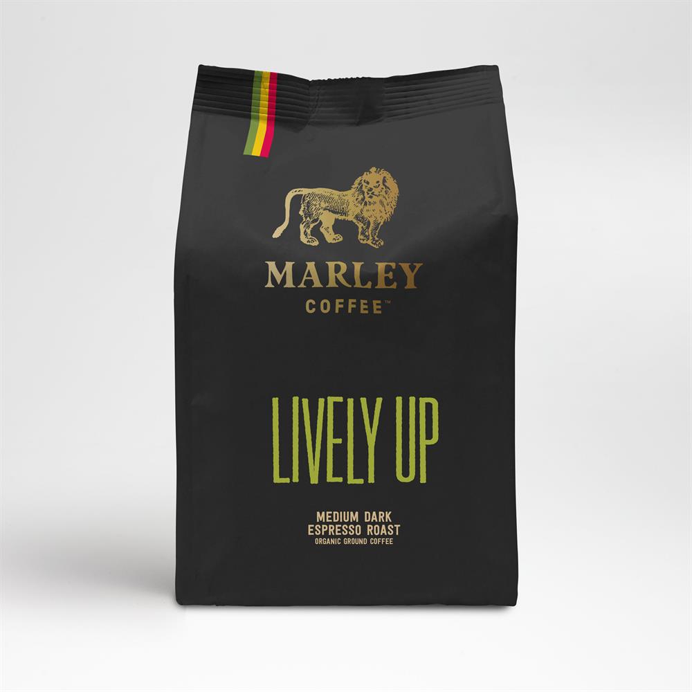 Lively Up Espresso Roast Ground 227g, Marley Coffee