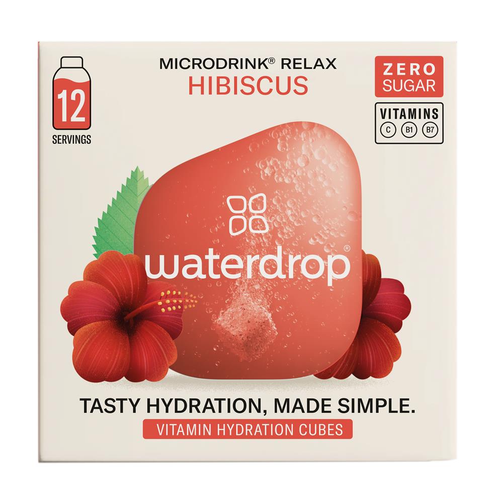 Hibiscus Microdrink - Hydration Cubes 12 Capsule, Microdrink