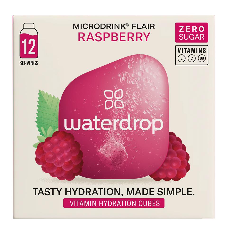 Raspberry Microdrink - Hydration Cubes 12 Capsule, Microdrink