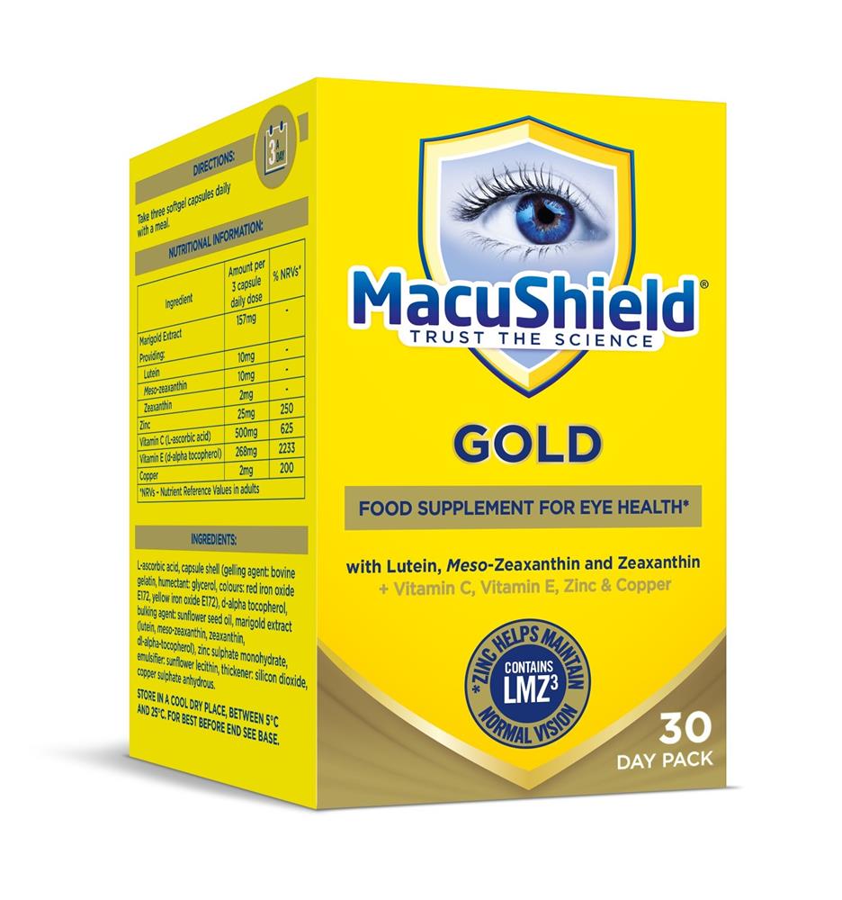 Macushield Gold X 90 Capsules, Macushield