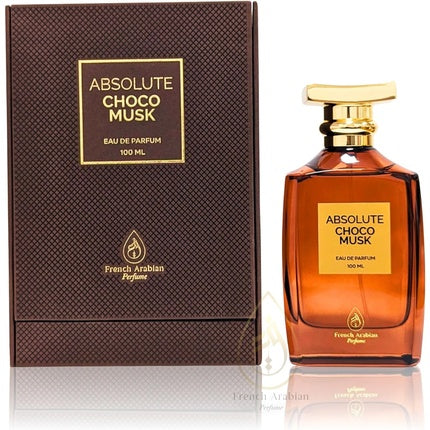 Absolute Choco Musk Perfume 100ml Eau De Parfum Long Lasting Arabic Sweet Musky Caramel Vanilla Perfume for Women and Men