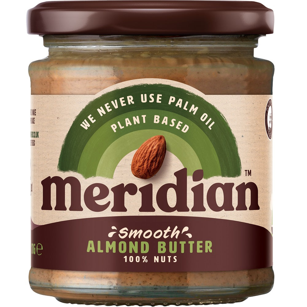 Meridian Smooth Almond Butter 100% 170g, Meridian