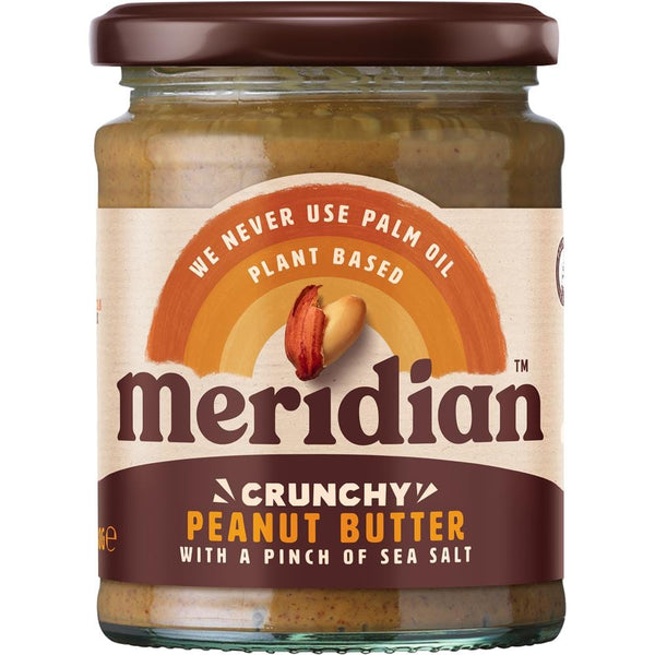 Crunchy Peanut Butter With Salt 280g, Meridian