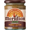 Organic Crunchy Peanut Butter 100% 280g, Meridian